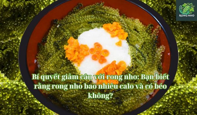 Bí quyết giảm cân với rong nho: Bạn biết rằng rong nho bao nhiêu calo và có béo không?